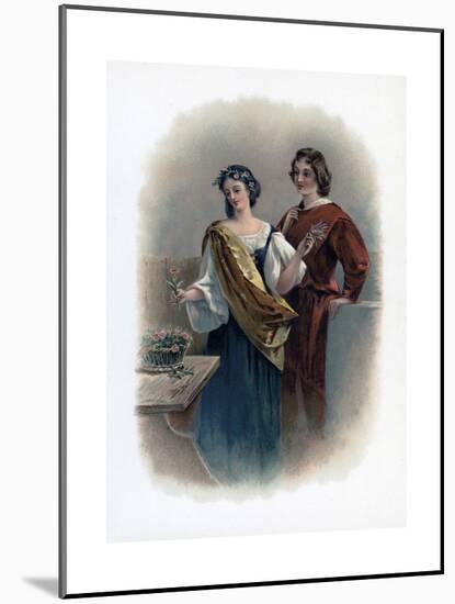 Florizel and Perdita, 1891-Charles Robert Leslie-Mounted Giclee Print