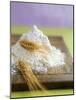 Flour and Wheat on Cutting Board-Leigh Beisch-Mounted Photographic Print