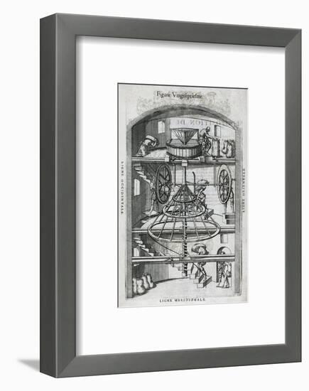 Flour Mill, 16th Century Artwork-Middle Temple Library-Framed Photographic Print