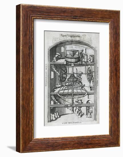 Flour Mill, 16th Century Artwork-Middle Temple Library-Framed Photographic Print