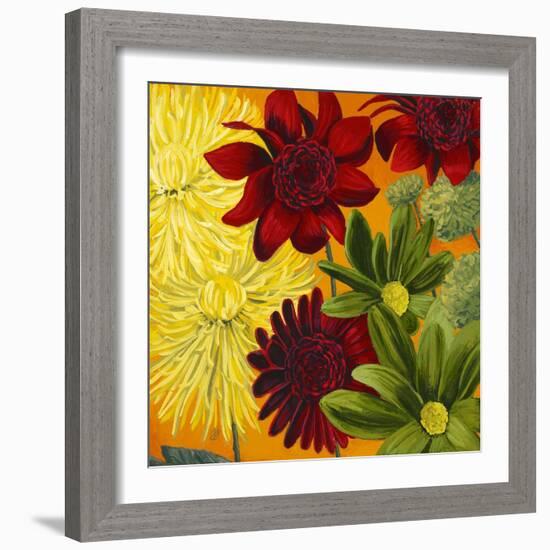 Flourish Flowers-Jenaya Jackson-Framed Art Print