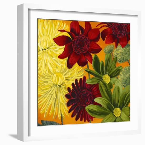 Flourish Flowers-Jenaya Jackson-Framed Art Print