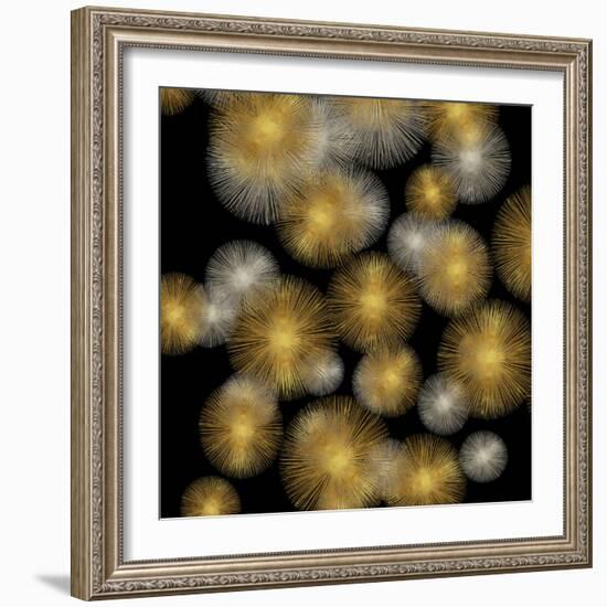 Flourish in Gold and Silver-Abby Young-Framed Art Print