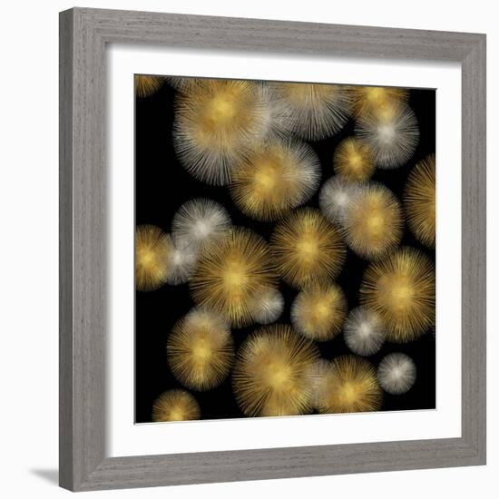 Flourish in Gold and Silver-Abby Young-Framed Art Print