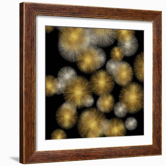 Flourish in Gold and Silver-Abby Young-Framed Art Print