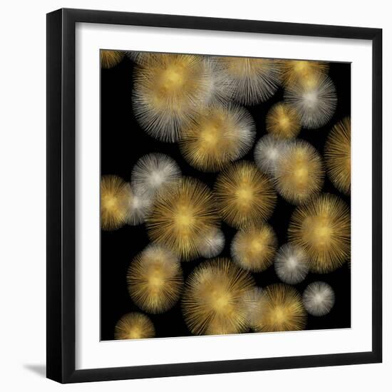 Flourish in Gold and Silver-Abby Young-Framed Art Print