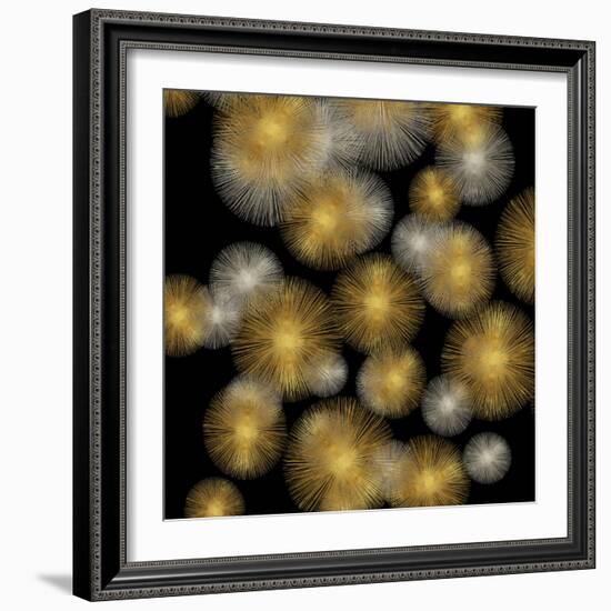 Flourish in Gold and Silver-Abby Young-Framed Art Print