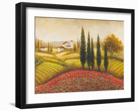 Flourishing Vineyard II-Michael Marcon-Framed Art Print