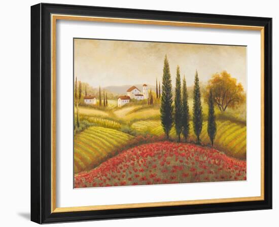 Flourishing Vineyard II-Michael Marcon-Framed Art Print