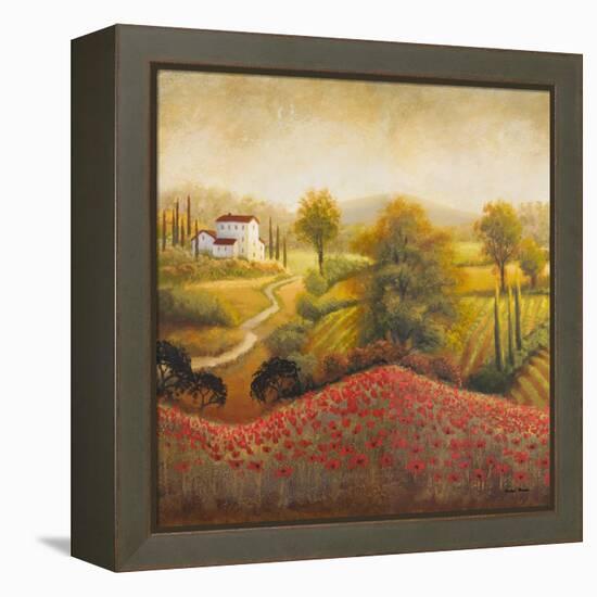 Flourishing Vineyard Square I-Michael Marcon-Framed Stretched Canvas