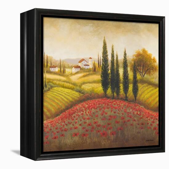 Flourishing Vineyard Square II-Michael Marcon-Framed Stretched Canvas