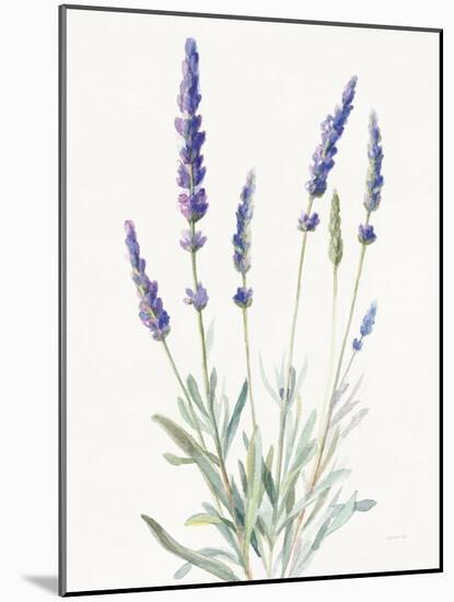 Floursack Lavender I on Linen-Danhui Nai-Mounted Art Print