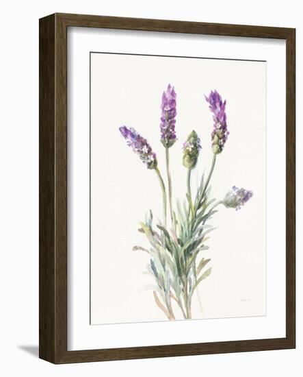 Floursack Lavender II on Linen-Danhui Nai-Framed Art Print