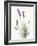 Floursack Lavender III on Linen-Danhui Nai-Framed Art Print