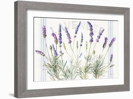 Floursack Lavender V-Danhui Nai-Framed Art Print