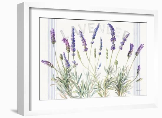 Floursack Lavender V-Danhui Nai-Framed Art Print