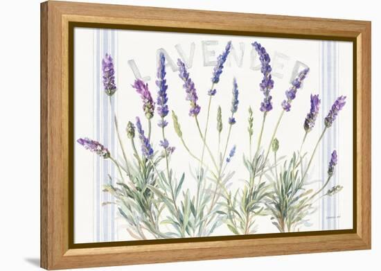 Floursack Lavender V-Danhui Nai-Framed Stretched Canvas