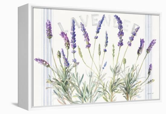 Floursack Lavender V-Danhui Nai-Framed Stretched Canvas