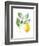 Floursack Lemon I on White-Danhui Nai-Framed Art Print