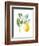 Floursack Lemon I on White-Danhui Nai-Framed Art Print