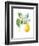 Floursack Lemon I on White-Danhui Nai-Framed Art Print