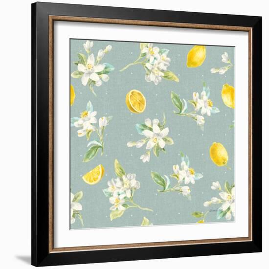 Floursack Lemon Pattern III-Danhui Nai-Framed Premium Giclee Print