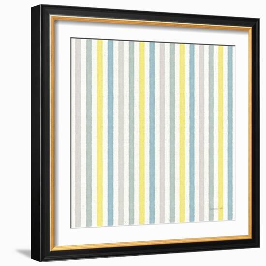 Floursack Lemon Pattern VII-Danhui Nai-Framed Art Print