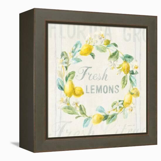 Floursack Lemon V-Danhui Nai-Framed Stretched Canvas