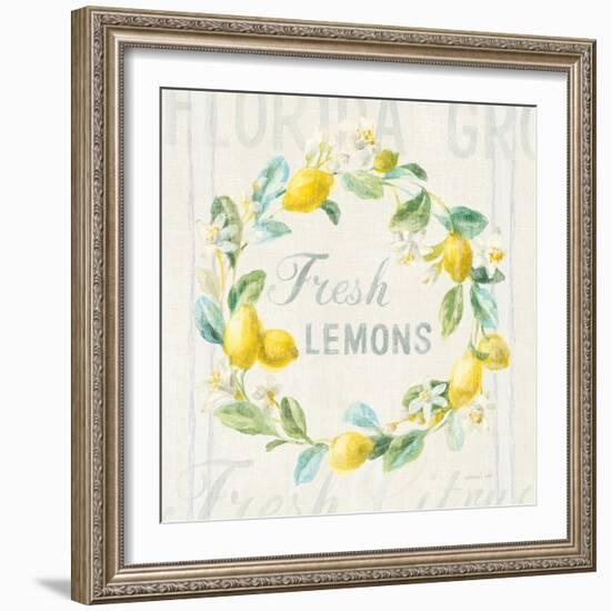 Floursack Lemon V-Danhui Nai-Framed Premium Giclee Print