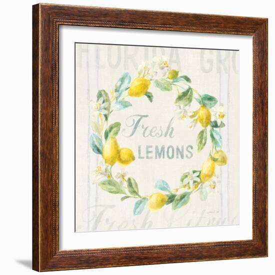 Floursack Lemon V-Danhui Nai-Framed Premium Giclee Print