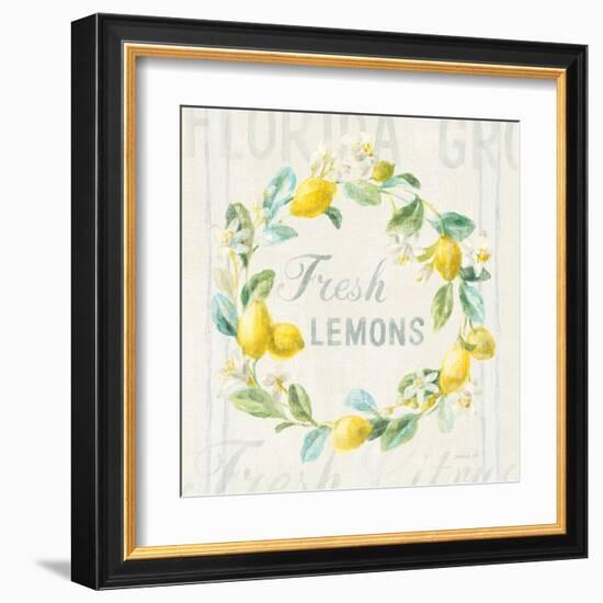 Floursack Lemon V-Danhui Nai-Framed Art Print