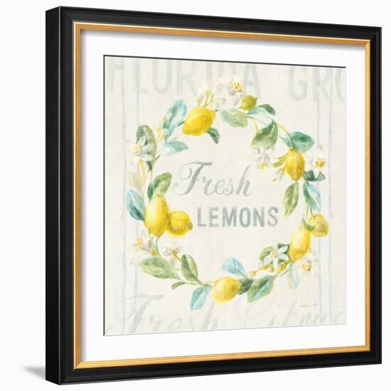 Floursack Lemon V-Danhui Nai-Framed Art Print