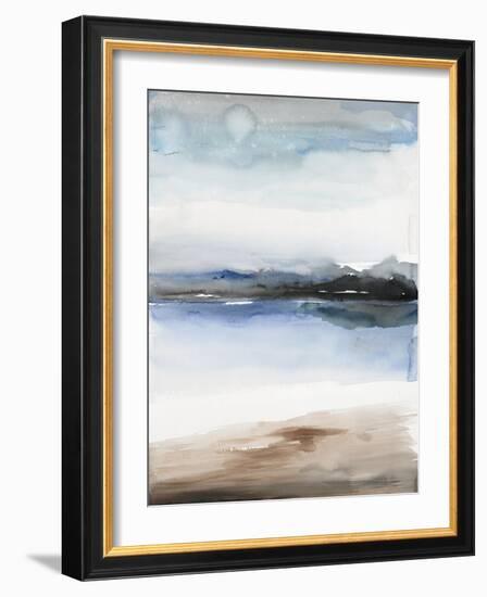 Flow 1-Lora Gold-Framed Art Print