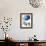 Flow of Blue I-Emma Peal-Framed Art Print displayed on a wall