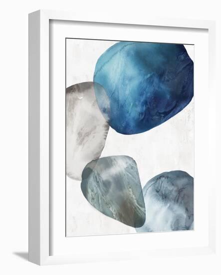 Flow of Blue I-Emma Peal-Framed Art Print