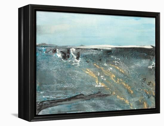 Flow of Love in Ocean II-Lila Bramma-Framed Stretched Canvas