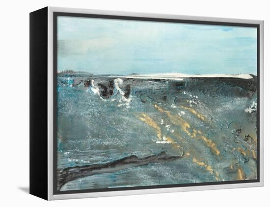 Flow of Love in Ocean II-Lila Bramma-Framed Stretched Canvas