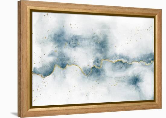 Flow with Gold-Laura Marshall-Framed Stretched Canvas