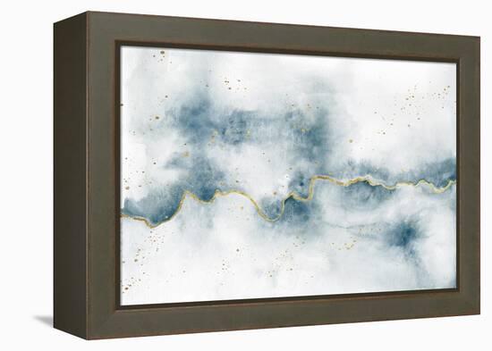 Flow with Gold-Laura Marshall-Framed Stretched Canvas