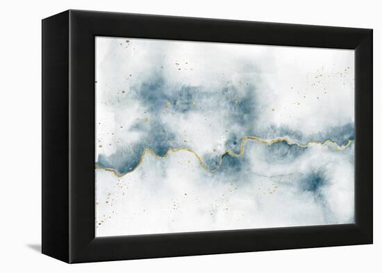 Flow with Gold-Laura Marshall-Framed Stretched Canvas