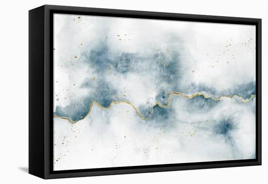Flow with Gold-Laura Marshall-Framed Stretched Canvas