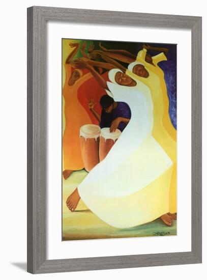 Flow with the Rhythm-Bernard Stanley Hoyes-Framed Art Print