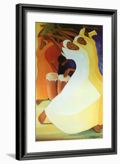 Flow with the Rhythm-Bernard Stanley Hoyes-Framed Art Print