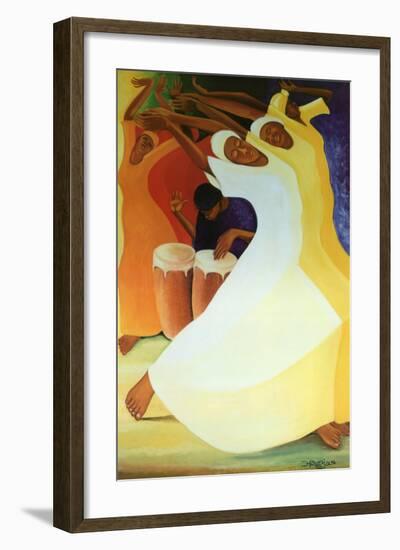 Flow with the Rhythm-Bernard Stanley Hoyes-Framed Art Print