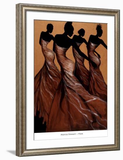 Flow-Monica Stewart-Framed Art Print