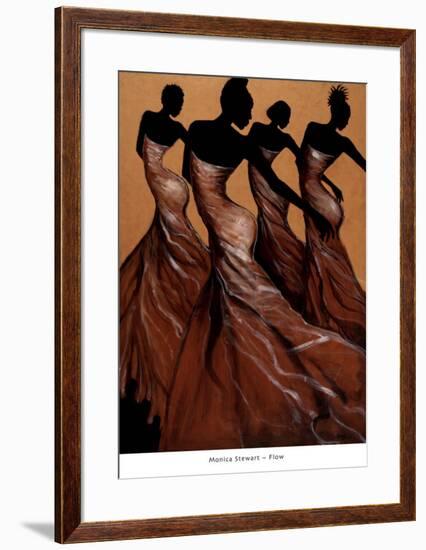 Flow-Monica Stewart-Framed Art Print