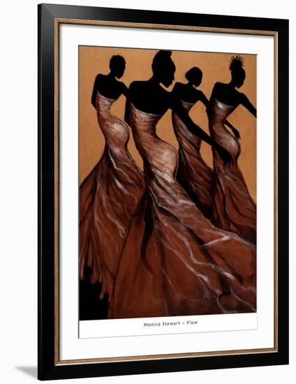 Flow-Monica Stewart-Framed Art Print