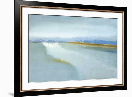 Flow-Caroline Gold-Framed Art Print