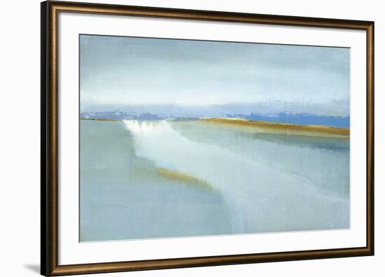 Flow-Caroline Gold-Framed Art Print