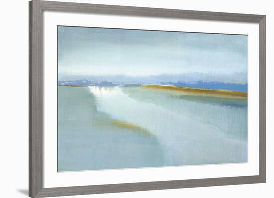 Flow-Caroline Gold-Framed Art Print